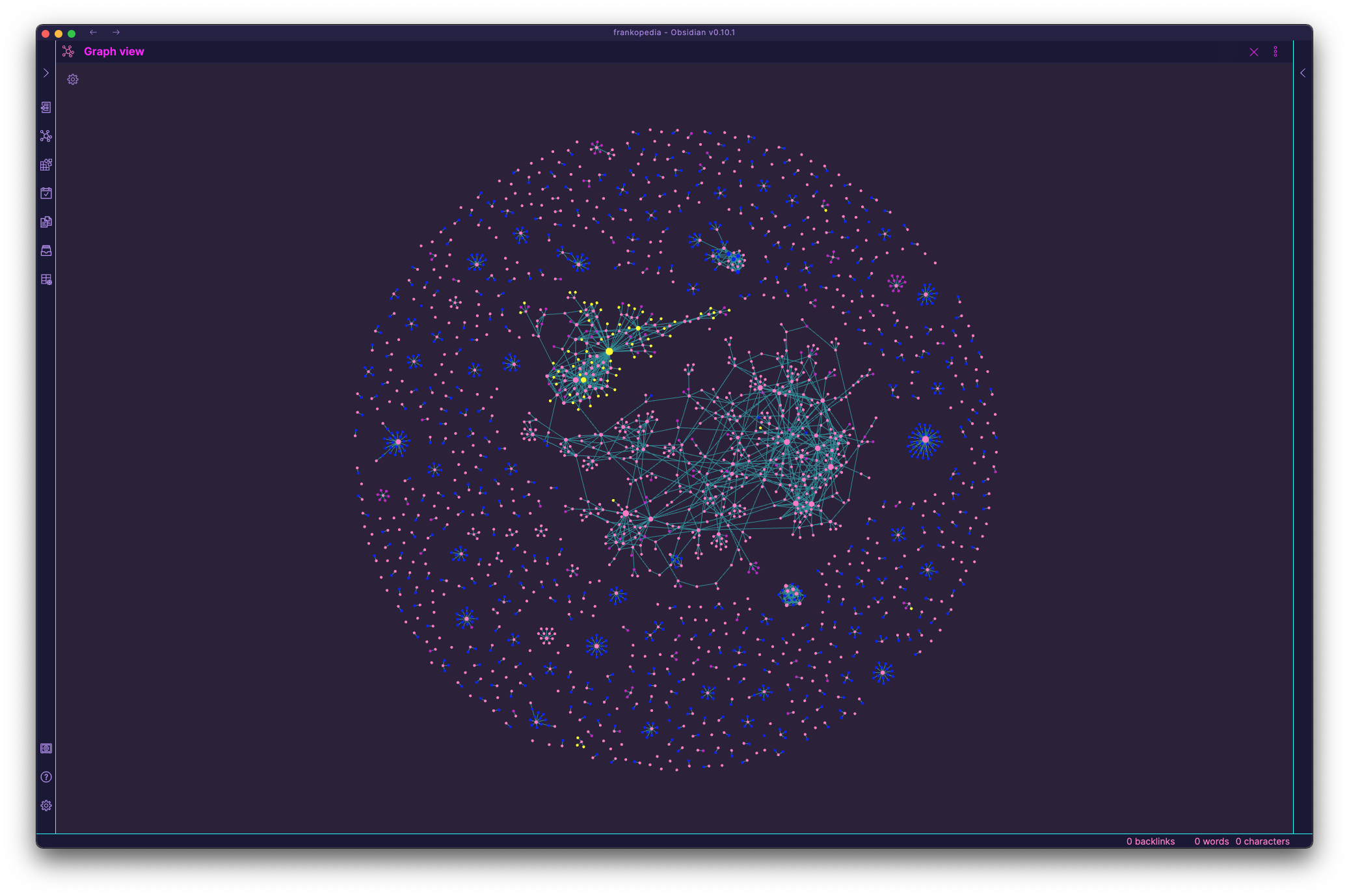 Knowledge Graph in Obsidian. Evernote mist dit.